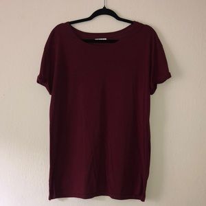Maroon shirt